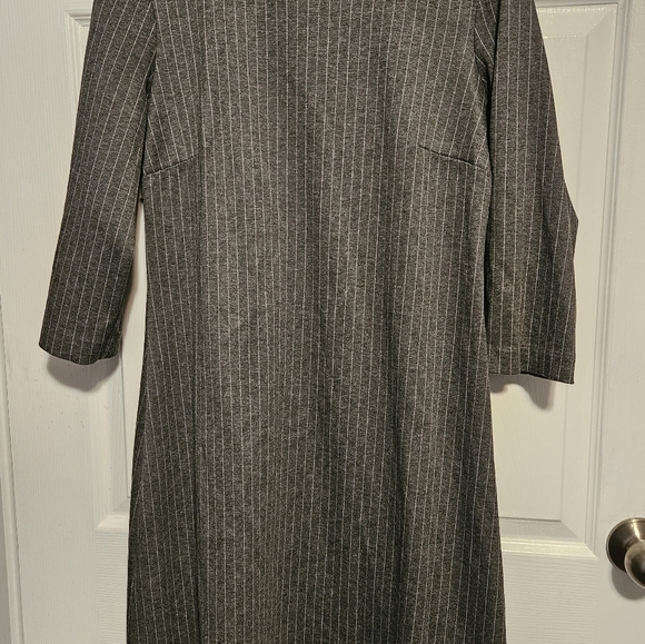 Rachel Roy midi pinstripe dress size 10 - Picture 3 of 11